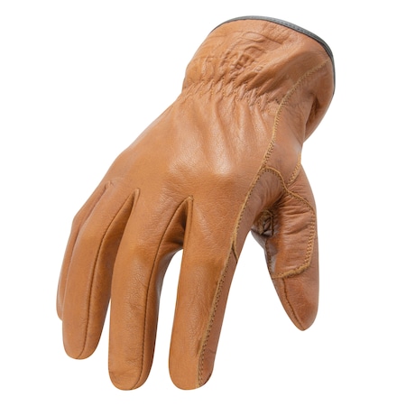 Arc Flash Cut And Liquid Resistant Treated Leather Driver Gloves (CAT 2, EN Level 5), Small